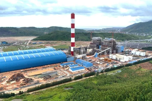 从空中俯瞰一号广泽热电厂。