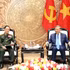 越共中央总书记、国家主席苏林会见老挝国防部长坎良·奥萨宋大将。
