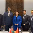 越南国家审计署代表与白俄罗斯国家监察委员会代表。（图片来源：越通社）