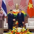 越南政府总理黎明兴会见泰国国王玛哈·哇集拉隆功和王后苏提达·帕查拉素塔皮蒙拉。