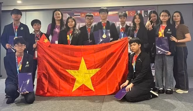 越南在2025年亚洲化学奥林匹克竞赛上夺得5枚金牌。