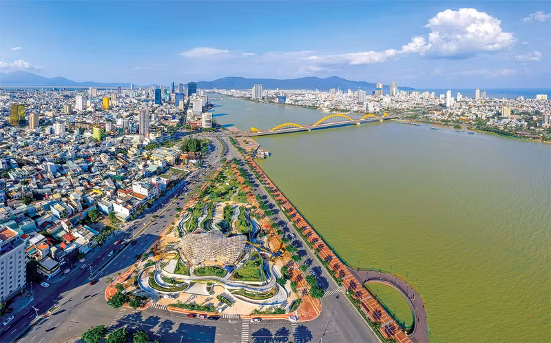岘港市一角。