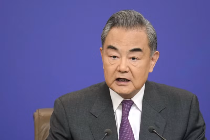 中国外交部长王毅。（图片来源：共同社/越通社）