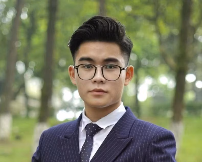 里昂越南学生分会主席陶黄明。