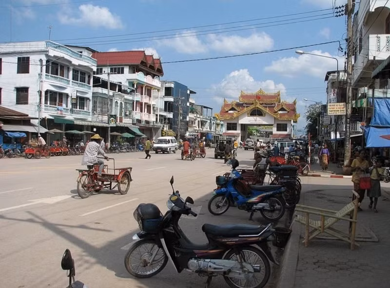 缅甸妙瓦底市。（图片来源：vietnamplus.vn）