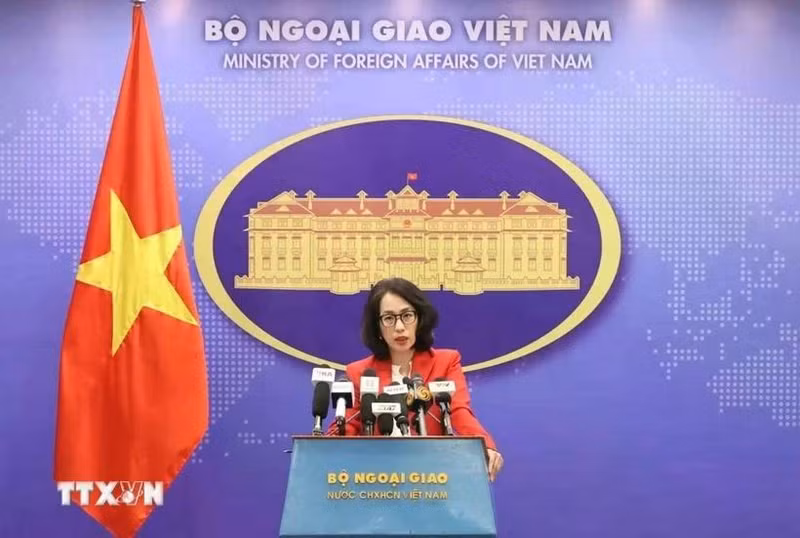 越南外交部发言人范秋姮。
