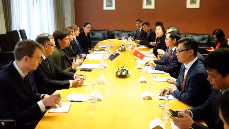 越南与新西兰首次外长会议。
