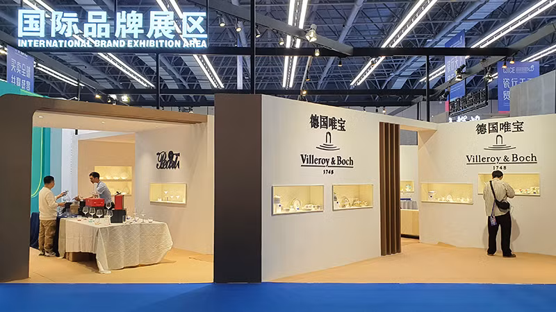 国际品牌展区。 国际品牌展区。