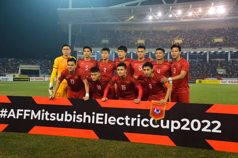 越南队合影。