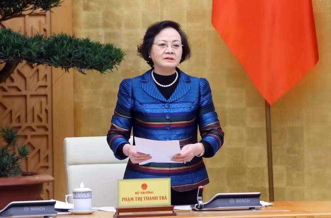越南内务部部长范氏清茶。（图片来源：越通社）