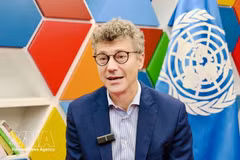 联合国教科文组织（UNESCO）驻越南首席代表乔纳森·华莱士·贝克。（图片来源：越通社）