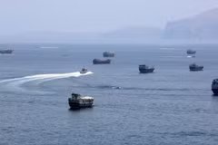 霍尔木兹海峡。（图片来源：新华社/越通社）