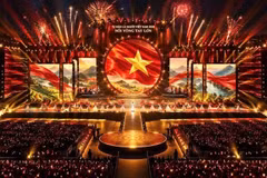 “2026因身为越南人而自豪——携手共进”舞台效果图。（图片来源：组委会）