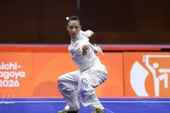 武术选手杨翠薇。（图片来源：越通社）