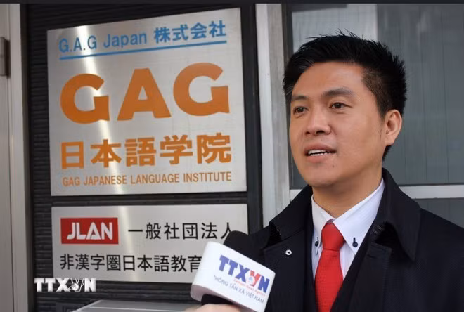 福冈越南人协会名誉主席、全球越南语及越南文化教学网络秘书长阮维英。（图片来源：越通社）