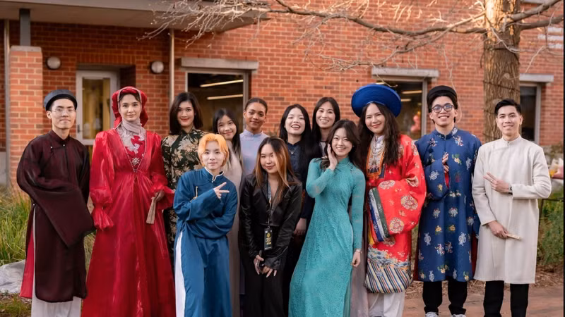 在西澳大利亚州科廷大学就读的越南留学生。