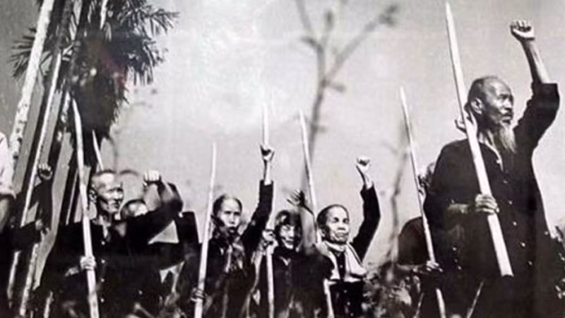 南部民众站起来抗击法国殖民者。（人民报资料图）