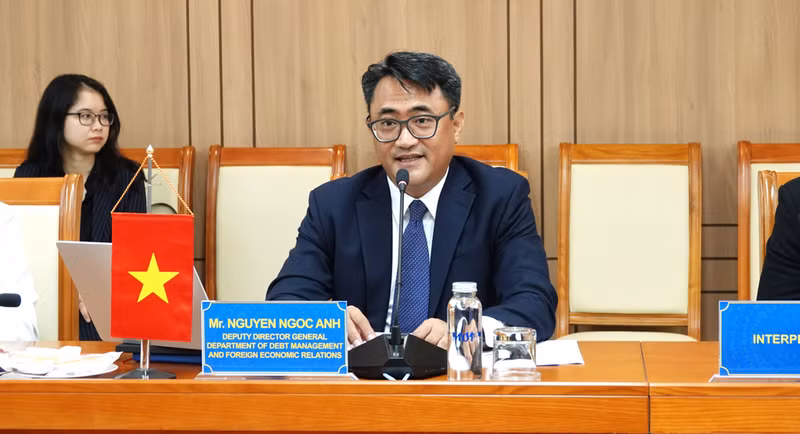 越南财政部对外经济与债务管理局副局长阮玉英。