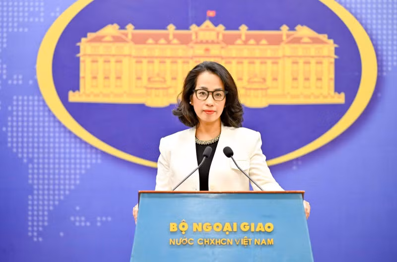 越南外交部发言人范秋姮就越共中央总书记、国家主席苏林访华成果回答了记者提问。