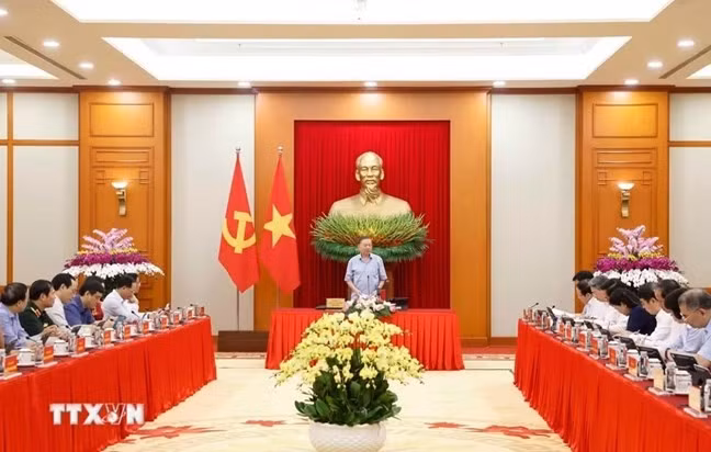 会议场景。（图片来源：越通社）