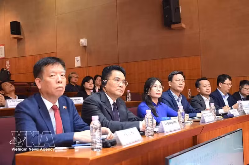 兴安省投资与贸易促进会议现场。（图片来源：越通社）