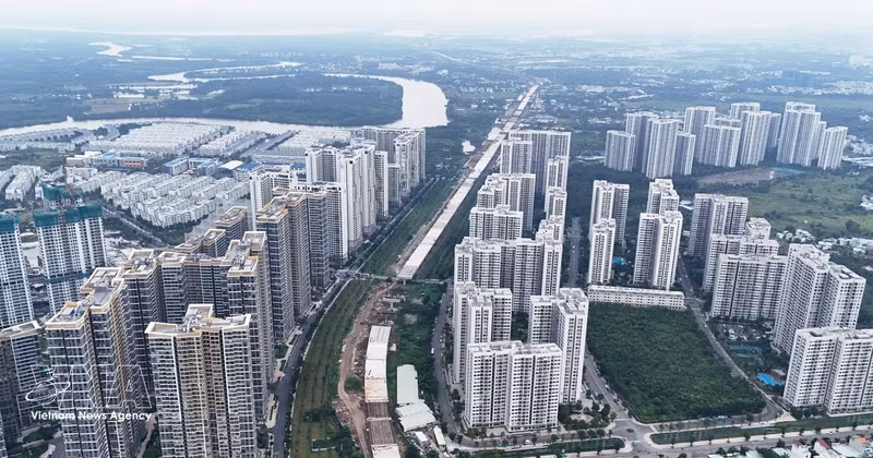 胡志明市三号环城路XL3标段 。（图片来源：越通社）