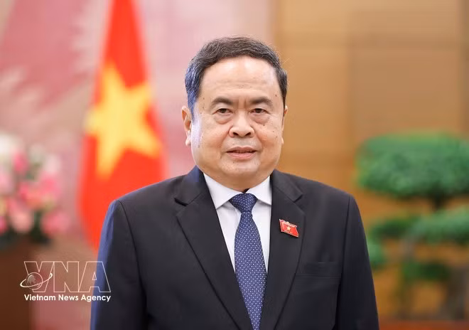 越南国会主席、国家选举委员会主席陈青敏。