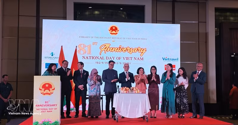 越南社会主义共和国国庆81周年招待会。（图片来源：越通社）