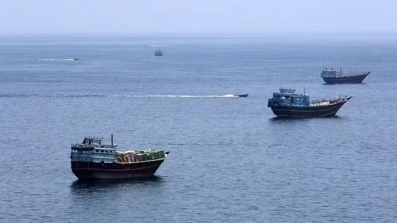 霍尔木兹海峡。（图片来源：新华社/越通社）