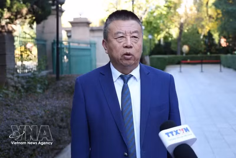 中国海外产业发展协会会长和振伟。（图片来源：越通社）