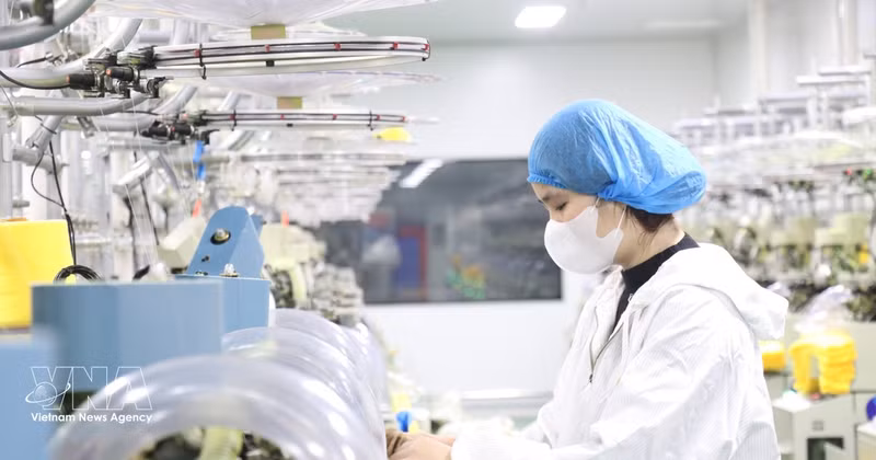 外国直接投资企业群体期待，不断深化的制度革新将营造一个公开透明、持续稳定且更具竞争优势的法律环境。（图片来源： 越通社）
