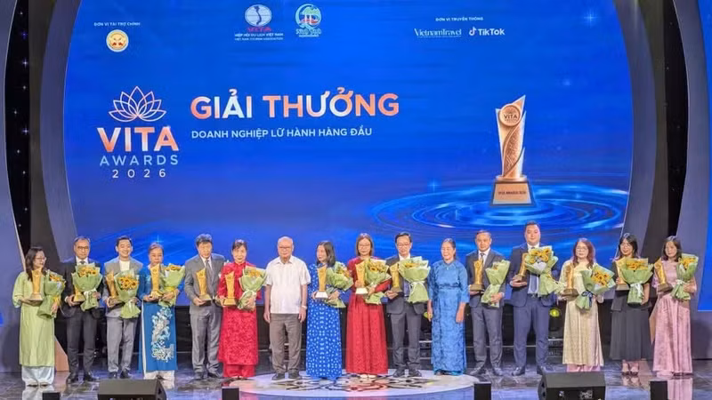 2026年VITA Awards颁奖典礼表彰领先旅行社。（陈红 摄）