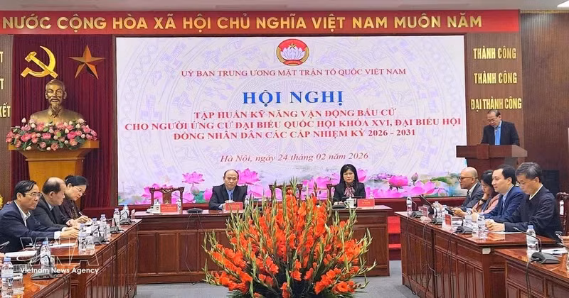 会议场景。（图片来源：越通社）