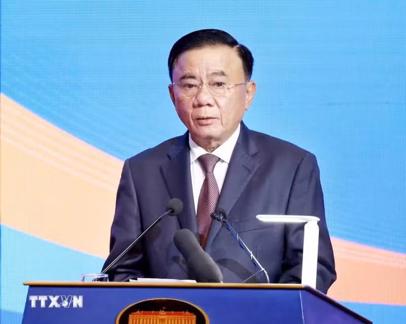 越共中央书记处常务书记陈锦秀。（图片来源：越通社）