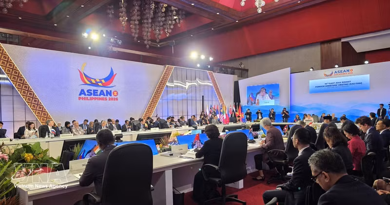 第16届东亚峰会外长会议现场。（图片来源：越通社）