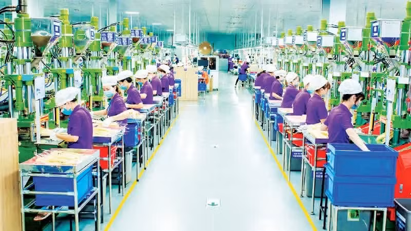 在义安省VSIP工业园区，已为当地劳动者创造了数以千计的就业机会。
