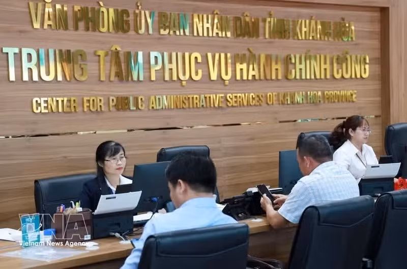 庆和省公共行政服务中心。（图片来源：越通社）