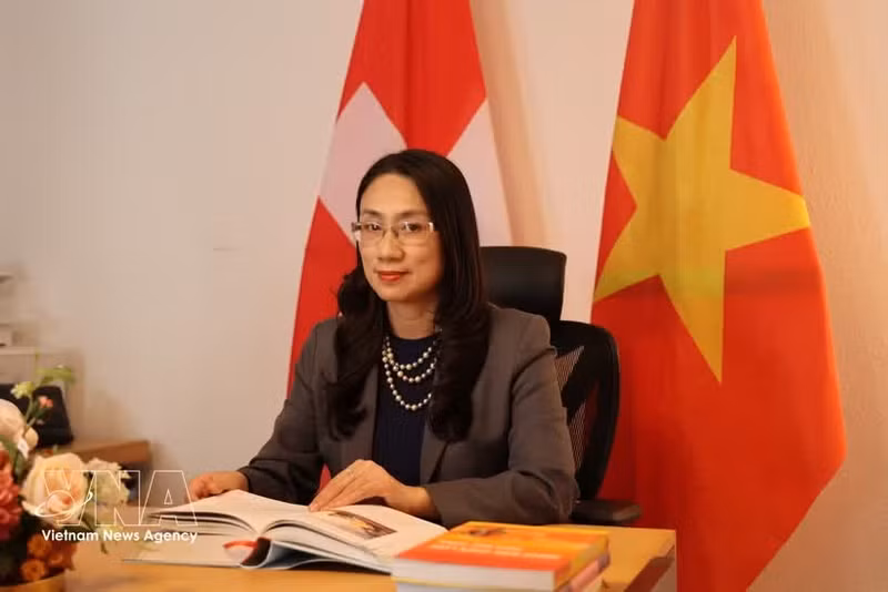 越南驻瑞士兼任驻列支敦士登特命全权大使周梅英。（图片来源：越通社）