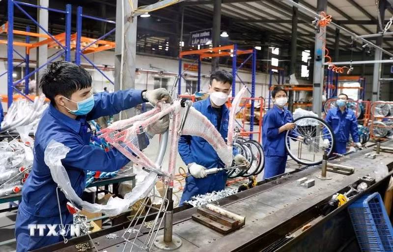 5月份，胡志明市工业生产指数（IIP）同比增长9.4%。（图片来源：越通社）