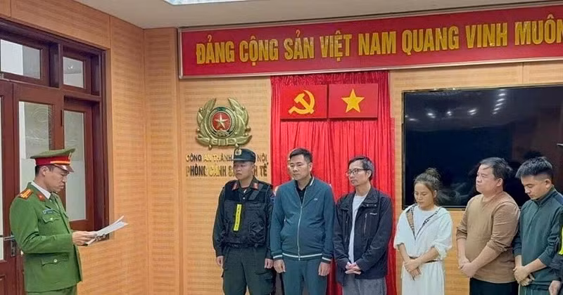 河内市警方立案侦查“FTXF”加密货币诈骗案5名嫌疑人。（图片来源：河内市公安局）
