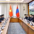 越南国会主席陈青敏会见蒙越友好议员小组代表团。