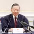 越共中央总书记、国家主席苏林在会见中发表讲话。（图片来源：越通社）