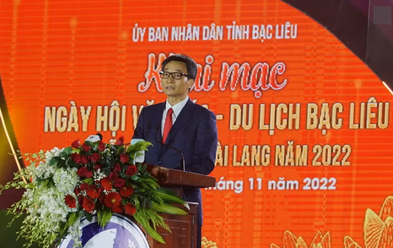 武德儋副总理在开幕式上发言。（图片来源：劳动报）