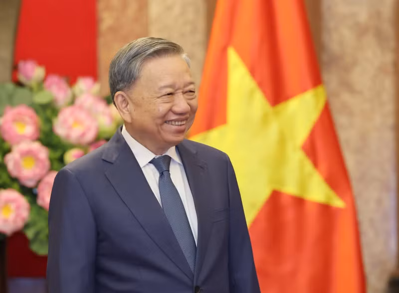 越共中央总书记、国家主席苏林。