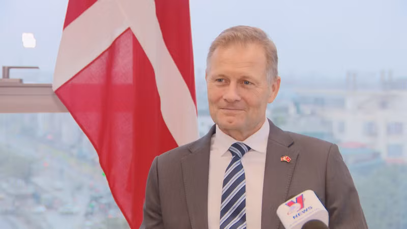 丹麦驻越南大使尼古拉·普里茨。