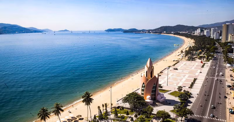 芽庄海岸之美。