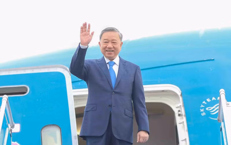 越南共产党中央委员会总书记、越南社会主义共和国主席苏林。