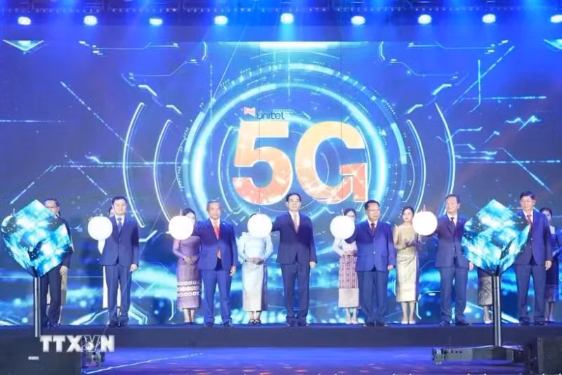 Unitel 5G服务业务正式开业。（图片来源：越通社）