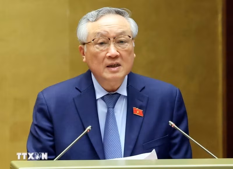 越南最高人民法院院长阮和平。（图片来源：越通社）
