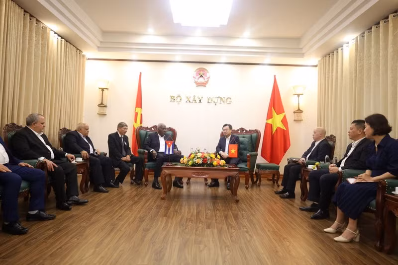 会见场景。（图片来源：越通社）